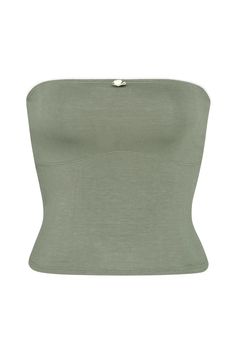 LINED CONTOUR TUBE TOP IN SAGE – RAT BOI Rat Boi Clothing, Figure Skater Outfit, Rat Boi, Green Tube Top, Skater Outfit, Avocado Baby, Outfit Recommendations, Bolero Top, Y2k Fits