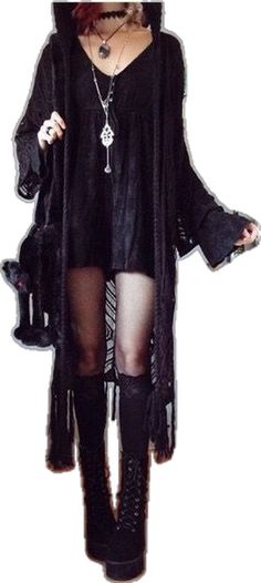 Witchy Attire, Hard Fits, Goth Witch, Alt Outfits, Dress Velvet, Mode Boho, Black Clothing, Alt Fashion