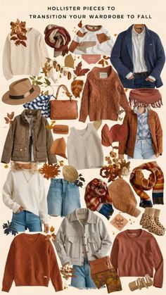 10 Hollister Pieces to Transition Your Wardrobe to Fall - Fabricerie Warm Autumn Wardrobe, Warm Autumn Outfits, Farewell Song, Hollister Outfits, Warm Fall Outfits, Hollister Clothes, Cottagecore Outfits, Autumn Wardrobe, Stylish Mom