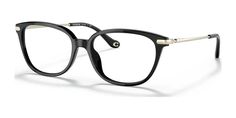 Coach HC6185 Eyeglasses Black Style Feminine, Metal Detail, Elevate Your Look, Touch Of Modern, Wrap Around, Face Shapes, Effortless Style, Lenses, Black