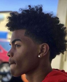 Taper Fade Curly Hair, Afro Hairstyles Men, Male Haircuts Curly, Trendy We Fryzurach, Black Hair Cuts, Men Haircut Curly Hair, Black Men Haircuts