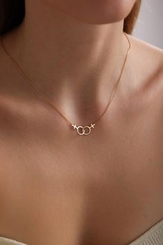 *  LESBIAN     N E C K L A CE * Custom Gender Symbol Necklace, Lesbian Necklace, Feminist Necklace, Venus Necklace, Lesbian Gift, Pride Necklace, Transgender Necklace Celebrate love and pride with this beautiful Lesbian Necklace featuring the iconic Double Venus symbol. Crafted from high-quality sterling silver, this piece embodies strength, unity, and affection. The minimalist design makes it a perfect daily accessory or a meaningful gift for someone special. Whether you're treating yourself or giving it as a thoughtful Lesbian Pride gift, this Pride Necklace is sure to make a lasting impression. Ideal for anniversaries, birthdays, or just because, it's a lovely way to honor love in all its forms. Perfect gift for her--a symbol of love and pride! ♡ Unique gift A surprise gift. Perfect as Double Venus Necklace, Double Venus Symbol, Bisexual Necklace, Lesbian Necklace, Venus Necklace, Feminist Necklace, Venus Symbol, Pride Jewelry, Pride Necklace