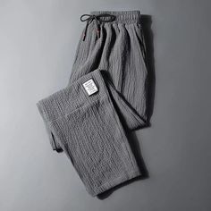 Season:Spring, Fall, Winter, Summer; Fabric:Polyester; Gender:Men's; Style:Fashion,Sports,Classic; Elasticity:Micro-elastic; Occasion:Streetwear,Casual,Daily; Fit Type:Regular Fit; Function:Soft,Breathable,Comfort; Waistline:Mid Waist; Pattern:Solid Color; Design:Straight Leg,Elastic Waist,Drawstring; Pants Type:Casual Pants,Trousers,Joggers; Fly Type:Drawstring,Elasticity; Front page:FF; Production mode:External procurement; Hips:; Length:; Waist:; Fit US Size:null; Fit UK Size:null; Fit EU Siz Jogging Pants Men, Casual Linen Pants, Ripped Jeans Men, Casual Sweatpants, Loose Trousers, Linen Casual, Mens Pants Fashion, Jogging Pants, Ankle Length Pants