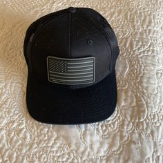 Nwot Statepatriot Usa Made Black Size S/M Baseball Style Cap With Rubber Feel Interchangeable Flag Patch (Only One Patch Included). See Photos For Measurements. Patriotic Hat New Patriotic Black Baseball Cap For Outdoor, Black Patriotic Adjustable Baseball Cap, Adjustable Black Patriotic Trucker Hat, Military Style Black Snapback Hat, Military Style Black Adjustable Trucker Hat, Patriotic Black Snapback Trucker Hat, Black Patriotic Snapback Trucker Hat, Black Adjustable Military Snapback Hat, Black Adjustable Military Trucker Hat