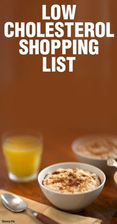 Low Cholesterol Food List