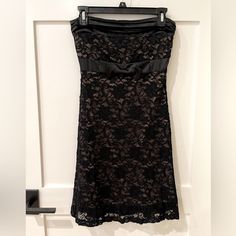 Oh So Feminine Strapless Black Lace Mini Dress In Polyester & Rayon. Fit Is A True Small With Some Stretch. Hand Wash. Made In Usa. Final Sale. Pls Ask All Questions Before Purchasing. Thank You! Visual Archive, Black Lace Mini Dress, Lace Mini Dress, Fashion Inspo Outfits, Black Lace, Final Sale, Made In Usa, Fashion Inspo, Black Dress