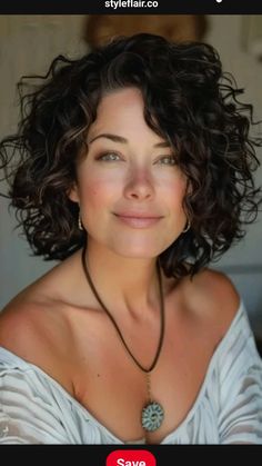 Short Curly Hair For Round Face, Rounded Curly Haircut, Shoulder Length Curly Hair With Bangs, Curly Shag Haircut Medium, Haircuts For Fine Curly Hair, Spiral Perm Short Hair, Round Face Curly Hair, Curly Hair Dos, Curly Cuts