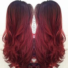 275 Likes, 14 Comments - Doug O'Connell ✂ (@dougoconnell13) on Instagram: “Melted ✨❤️🎨 #hair #haircut #hairking #hairlove #hairporn #hairpost #haircolor #hairstyle #hairtip…” Melted Hair, Best Ombre Hair, Red Ombre Hair, Red Ombre, Grey Hair Color, Hair Color And Cut