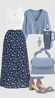 Teachers Outfits, 2024 Ootd, Choir Uniforms, Clothes Skirts, Cottagecore Outfit, Rok Outfit, Cutest Outfits