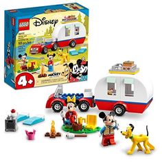 the lego disney mickey mouse camper is in its box and it's ready to be played