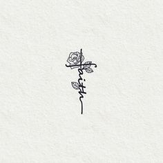 a drawing of a rose with the word love written in chinese writing on white paper