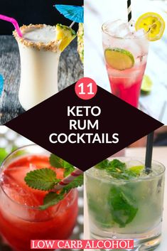 the top ten keto rum cocktails for low carb alcohol drinks and beverages