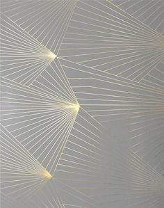 an abstract wallpaper design with gold lines and dots on grey background, closeup