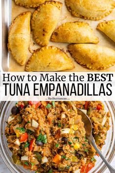 how to make the best tuna empanadallas in minutes and then they're ready