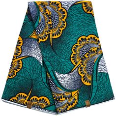 This African Wax Print Fabric is 100% cotton with Beautiful Prints great for Dress Making, Coat jackets, Art and Crafts, Bags and Purses, Face masks, Head Wraps, Scarves, and so much more.   -Each (1 Yard) is 36'' Length x 45. Inches. -If you Buy more Yards, You get continuous Length. Cotton Fabric With Vibrant Patterned Print, Vibrant Print Cotton Fabric, Vibrant Print Patterned Cotton Fabric, Patterned Cotton Fabric With Vibrant Print, Blue Cotton Fabric With Printed Motifs, Multicolor Floral Print Cotton Fabric, Green Cotton Fabric With Floral Print, Green Fabric With Printed Motifs, Green Floral Print Cotton Fabric