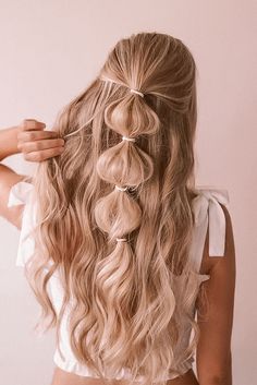 Hair Styles For Long Hair Simple, Cute Basketball Hairstyles, Haircut Selfie, Photo Hijab, Preppy Hairstyles, Dimensional Blonde, Cute Hairstyle, Perfect Hairstyle, Dance Hairstyles