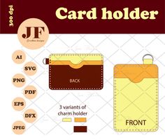 the card holder is designed to look like a wallet