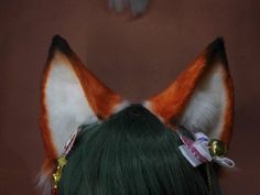 Fox Therian, Fox Ears, Oc Ideas, Cute Aesthetic, Rabbit Ears, Animal Ears, Red Fox, Cute Kawaii