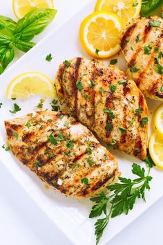 Greek Lemon Chicken Lemon Chicken Breast, Lemon Chicken Breast Recipes, Greek Grilled Chicken, Greek Chicken Marinade, Greek Lemon Chicken, Easy Grilled Chicken, Lemon Chicken Recipe, Instant Pot Recipes Chicken, Breast Recipe