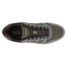 Suit up in style and comfort with the Tommy Hilfiger Cetus sneaker. Crafted with a manmade upper that pairs well with jeans, khakis, and casual wear, for a touch of style. The lace-up front closure makes for a snug fit while the memory foam cushioned insole provides all-day comfort. With a resistant synthetic outsole, this sneaker will be sure to keep you on your feet no matter what the day throws your way. durable manmade upper contrasting details for added style lace-up front closure for a secure fit cushioned memory foam insole for lasting support durable synthetic traction outsole Suit Up, Handbag Shoes, Dress Sandals, Casual Boots, Handbag Backpack, Kids Accessories, Snug Fit, Accessories Watches, Memory Foam