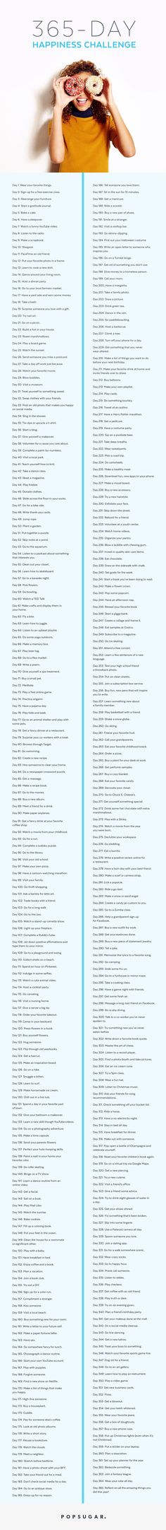 One year may seem like a long time, but these are activities you will truly enjoy. We made them easy so that accomplishing a long-term goal will be a piece of cake. Purposeful Life, Happiness Challenge, Happiness Project, Important Things In Life, Mental Training, Family Lifestyle, Life Coaching, Beauty Wellness, Bullet Journaling