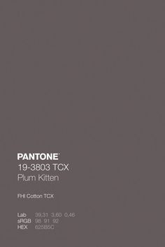 pantone's logo on the back of a gray background with black and white lettering