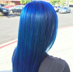 Electric Blue Hair, Colored Hairstyles, Blue Hair Aesthetic, Bright Blue Hair, Cabello Hair, Cute Hair Colors, Hair Dyes