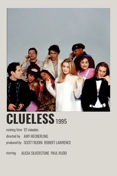 the poster for clue's, starring actors and actresss