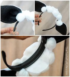 instructions to make a poodle hair accessory