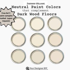 neutral paint colors that complement dark wood floors