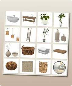 Sims 4 Bathroom CC: Stylish Boho Bathroom by Comiko Sims 4 Home Decor, Sims 4 Bathroom Cc, Sims 4 Bathroom, Bathroom Decor Boho, Cc Shopping, Mod Jacket, Sims 4 Cc Download, Model Nails, Tools And Toys