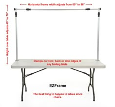 an image of a table with measurements for it