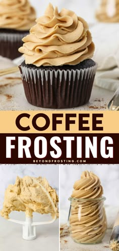 Take your favorite desserts up a notch with the best coffee buttercream frosting! This coffee frosting recipe is full of rich espresso flavors, made with real espresso powder. Coffee Icing Recipe, Coffee Frosting Recipe, Coffee Buttercream Frosting, Best Frosting Recipe, Coffee Frosting, Retro Desserts, Coffee Buttercream, Postre Keto