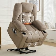 an electric recliner chair in a living room