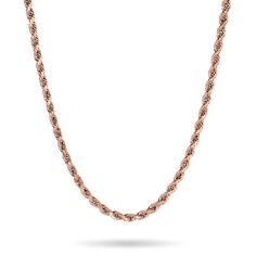 10k & 14k Rose Gold Solid Rope Classic Diamond-Cut Chain Link Necklace for Men Women / Luxurious Durable, Timeless Jewelry Gift for Him Her Add a touch of sophistication with this 10k & 14k Rose Gold Rope Classic Diamond-Cut Chain Link Necklace. Designed for both men and women, the necklace features a classic rope pattern with diamond-cut detailing for a refined shine. Made from solid 10k & 14k rose gold, it combines durability with timeless style. Ideal for any occasion, it serves as a perfect 10k Gold Chain, Rope Pattern, Necklace For Men, Timeless Jewelry, Chain Link Necklace, Solid Metal, Link Necklace, Diamond Cut, Stylish Accessories