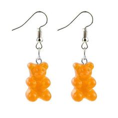 Boogzel Apparel, Gummy Bear Earrings, Kawaii Bear, Japanese Jewelry, Bear Earrings, Kawaii Dress, Photo Proof, Aesthetic Y2k, Gummy Bear