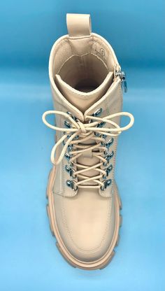 LACE UP BOOT FOR WOMEN MATERIAL PU Order ships within 24-48 hours or sooner (Monday-Friday) Princess Boots, Boots Cream, Boot For Women, Winter Princess, Casual Beach Wear, 4 Inch Heels, New Arrival Dress, Shop Swimwear, Monday Friday