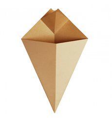 an origami paper object on a white background