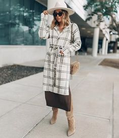 Splendid x Cella Jane Blog Long Plaid Belted Coatigan | Dillard's Cella Jane, Long Sleeve Plaid, Dillard's, Wrap Style, Autumn Fashion, Latest Trends, Cashmere, Plaid, Quick Saves