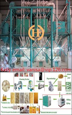 an image of machinery for making corn flakes and grain processing machine with high efficiency