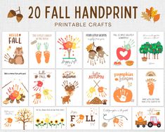 20 fall handprint printable crafts