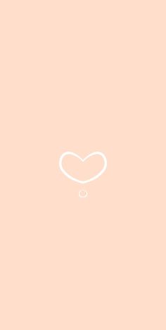 a white heart on a pink background