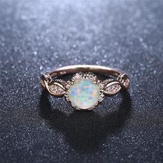 Papier Ring, Opal Rose Gold Ring, Rose Gold Opal Ring, Ring Rosegold, Jewelry Opal, Paper Ring, Jewellery Rings, Yellow Gold Wedding Ring, Art Gold