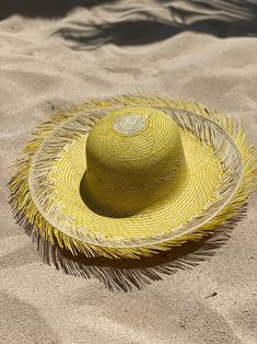 Round Top Fringe Palm Hat | Elysian by Emily Morrison. Hat With Fringe, Plant Dyes, Natural Plant, Round Top, Intricate Patterns, Hand Weaving, Hats, Pattern, Mexico