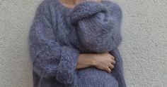 Chunky Mohair Sweater, Super Bulky Sweater Pattern, Pull Angora, Bulky Sweaters, Mohair Jumpers, Unique Sweaters, Fluffy Sweater, Mohair Yarn, Crochet Clothing