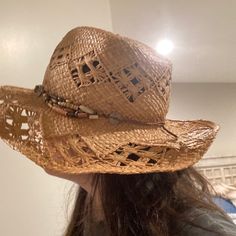 Never Worn. New Hat. Brim Is Wired And Can Adjust. Luke Combs, Country Concerts, Beach Hat, Floppy Hat, Cowboy Hats, Women Accessories, Hats, Red, Women Shopping