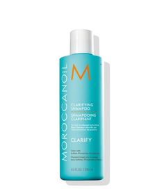 Moroccanoil Clarifying Shampoo is a deep-cleansing formula that removes everyday buildup, restoring hair to a weightless, healthy balance. Rich in argan and avocado oils, keratin, lavender, chamomile and jojoba extracts, this clarifying shampoo nourishes your hair while gently cleansing impurities away. Color-safe. Sulfate-free, phosphate-free and paraben-free. Can be used prior to a color, perm or chemical treatment for the most even results. Hair products, hard water and mineral deposits, chlo Moroccan Oil Shampoo, Best Clarifying Shampoo, Porous Hair, Hair Care Regimen, Cleansing Shampoo, Scalp Shampoo, Hair Cleanse, Hydrating Shampoo, Clarifying Shampoo