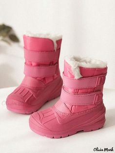 Olivia Mark - Cozy Winter Shoes with Lovely Unicorn Character Print Pink Closed Toe Winter Boots, Pink Closed Toe Boots For Winter, Cute Winter Boots For Outdoor, Cute Winter Outdoor Boots, Cute Outdoor Winter Boots, Cute Outdoor Boots For Winter, Cute Non-slip Winter Boots, Unicorn Character, Cozy Winter