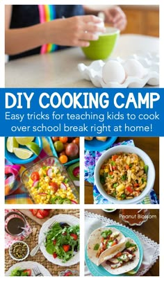 DIY Kids Cooking Camp: Easy tricks for hosting your own kids cooking classes right at home. One of the best summer activities for kids that will teach them amazing life skills in a fun format. Step by step guide for parents included! #kidscooking #recipesforkids #summervacation Teaching Kids To Cook, Activities For Elementary Students, Snacks Chocolate, Chicken Peppers, Cooking Activities, Pasta Skillet, Cooking In The Classroom, Kid Chef, Kids Cooking Recipes