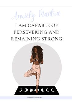 I am capable of perservering and remaining strong I Am Capable, Health Affirmations, Daily Practices, Life Coaching, Positive Life